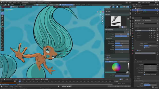 Illustrating With The Grease Pencil – Screenshot 1