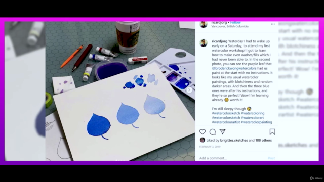 Watercolor Painting Flowers by Award Winning Artist – Screenshot 1