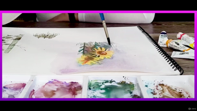 Watercolor Painting Flowers by Award Winning Artist – Screenshot 2