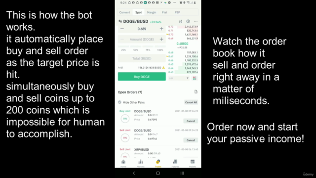 Cryptocurrency Binance Coinbase Trading Bots Passive Income - Screenshot_04