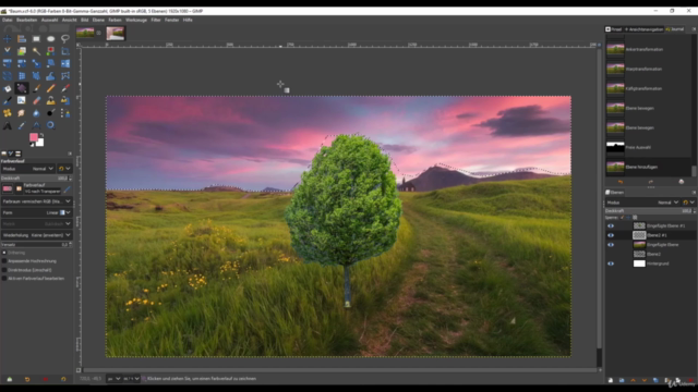 Lerne die professionelle Bildbearbeitung mit GIMP 2.10 – Screenshot 1