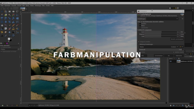 Lerne die professionelle Bildbearbeitung mit GIMP 2.10 – Screenshot 2
