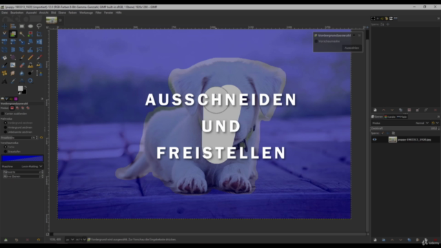 Lerne die professionelle Bildbearbeitung mit GIMP 2.10 – Screenshot 3