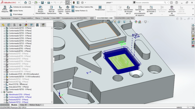 SolidWorks CAM desde cero – Screenshot 1
