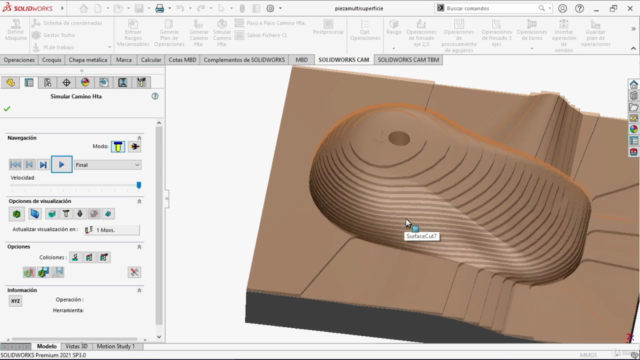 SolidWorks CAM desde cero – Screenshot 2
