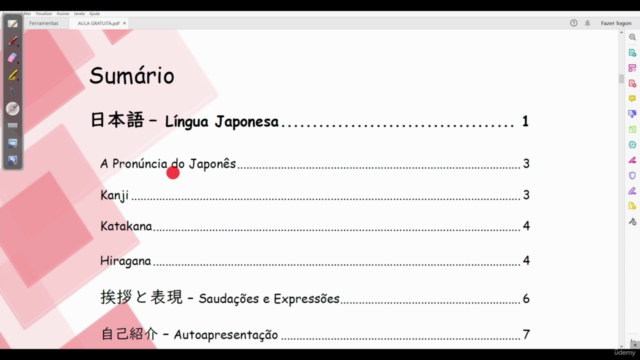 Kaminari Nihongo - Princípios da Língua Japonesa – Screenshot 3