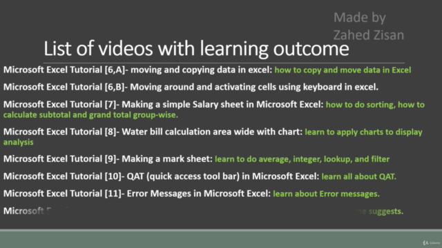 Microsoft Excel – Beginner to Intermediate (Fast-Track) – Screenshot 2