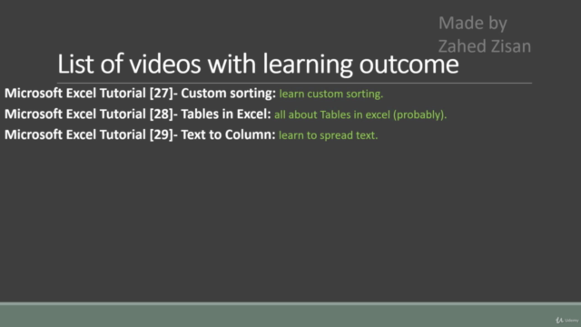 Microsoft Excel – Beginner to Intermediate (Fast-Track) – Screenshot 4