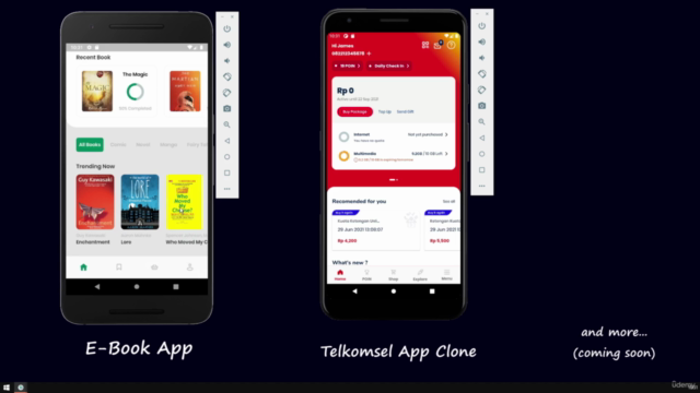 Membuat Aplikasi dengan Flutter dari Basic sampai Advance UI – Screenshot 1