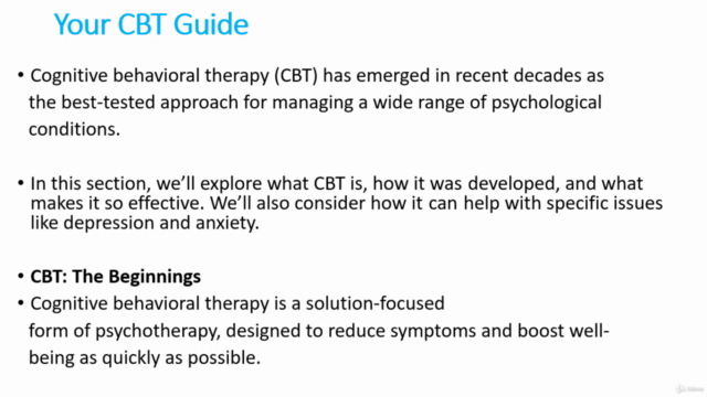 CBT cognitive behavioral therapy certification diploma