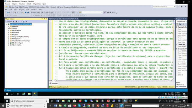 Curso de Segurança no SQL SERVER – Screenshot 3