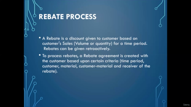 SAP SD Rebates - Be a rebates expert – Screenshot 1