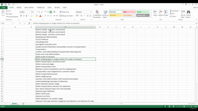 Shipment learning with transportation for sap SD Logistics – Screenshot 1