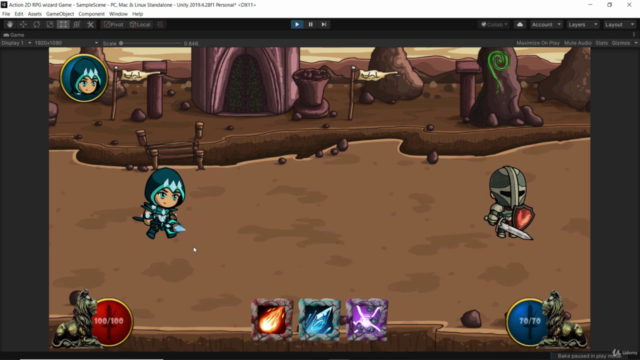 Build Online Multiplayer 2D RPG Game With Unity And Photon – Screenshot 1
