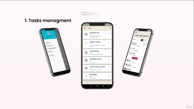 Flutter 2.2 برنامج كامل للشركات باستعمال الفلاتر و فايربيز – Screenshot 2