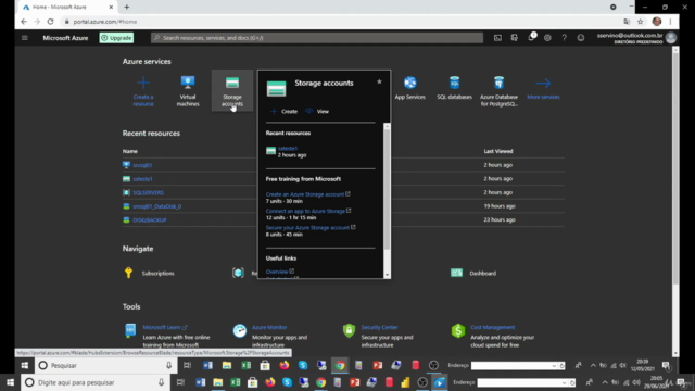 Curso SQL SERVER e MySQL na Nuvem - AZURE SQL DATABASE – Screenshot 1
