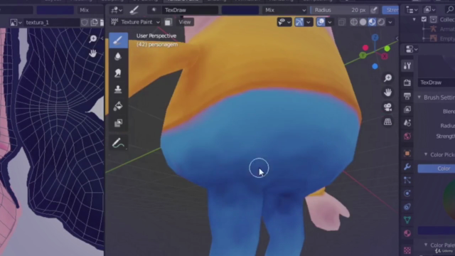Personagem 3D Hand painted no Blender - Screenshot_03