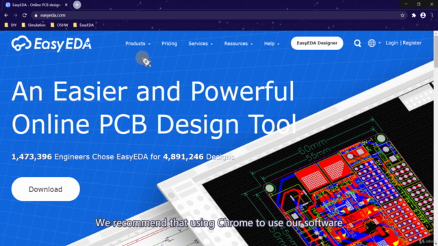 Learn EasyEDA design tool – Screenshot 1