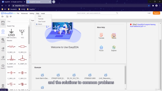 Learn EasyEDA design tool – Screenshot 3