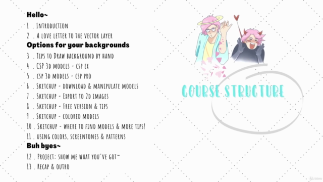 Webtoon/comic backgrounds using Clip Studio Paint – Screenshot 3