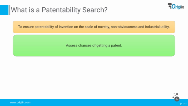 Certificate Course in Patentability Search – Screenshot 1