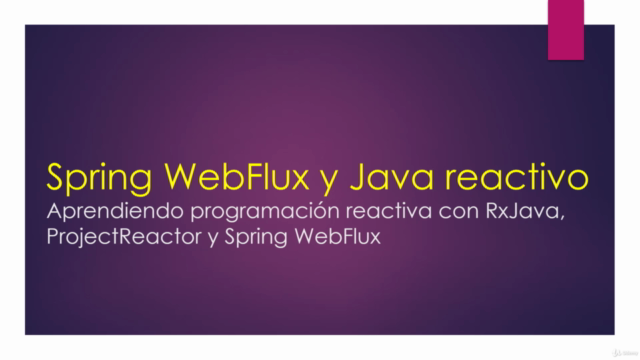 Spring WebFlux y Java Reactivo – Screenshot 1