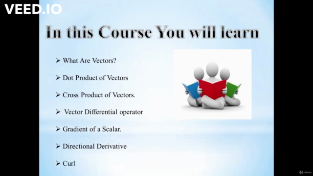 Course on Vector Calculus – Screenshot 4