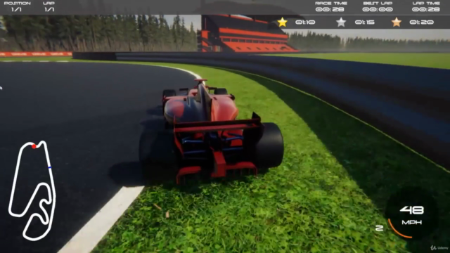 Make a driving game in unity - Screenshot_03