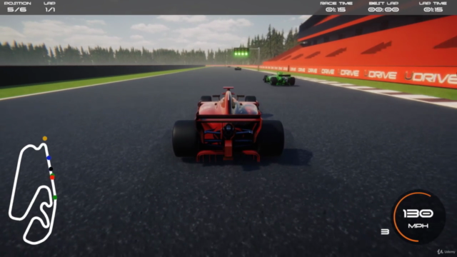 Make a driving game in unity - Screenshot_04
