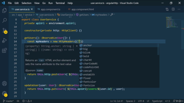 Angular HTTP Communication – Screenshot 1