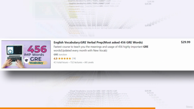 English Vocabulary GRE: 456+ important GRE English Words – Screenshot 4