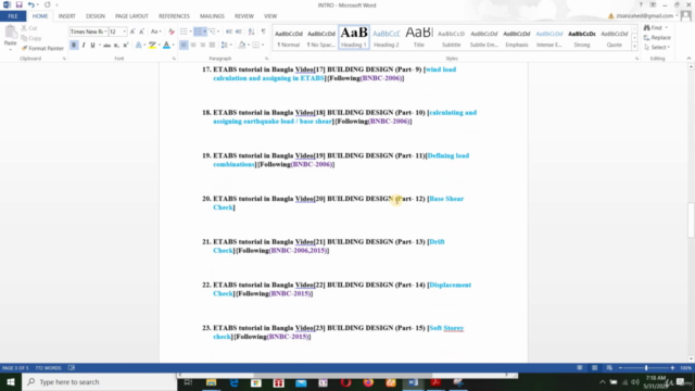 ETABS 2017: For Bengali Students – Screenshot 3