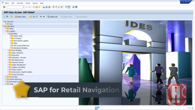 SAP for Retail Navigation – Screenshot 1