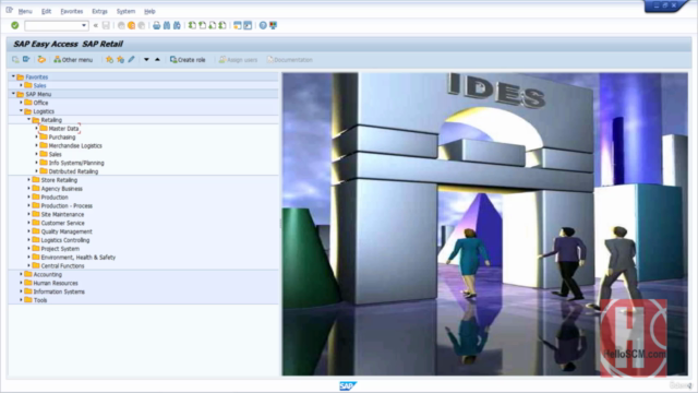 SAP for Retail Navigation – Screenshot 2