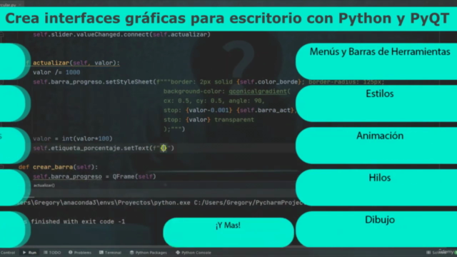 Crea interfaces gráficas para escritorio con Python y PyQT - Screenshot_03