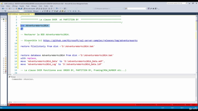 Le Transact SQL avancé pour la Buisness Intelligence - Screenshot_01