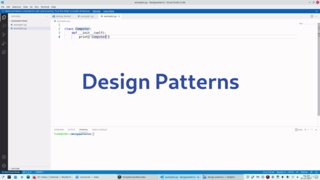 OOP Design Patterns in Python – Screenshot 1