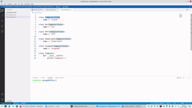OOP Design Patterns in Python – Screenshot 2