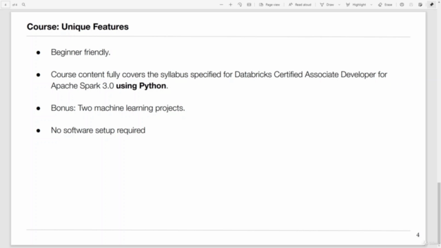 Apache Spark 3 Programming | Databricks Certification Python – Screenshot 3