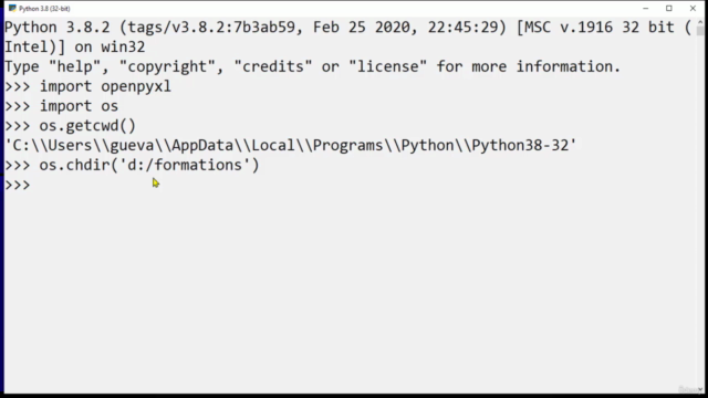 Apprendre comment manipuler des classeurs avec OpenPyxl – Screenshot 2