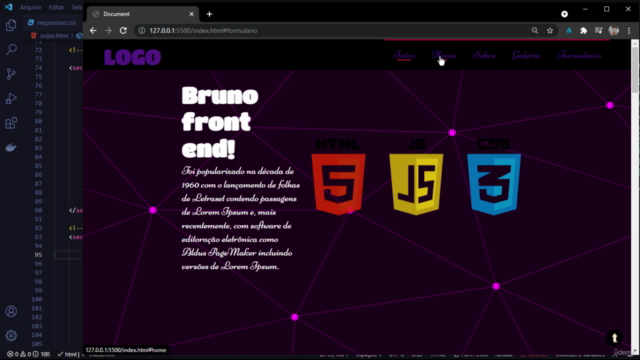 Desenvolvedor Web: HTML, HTML5, CSS3, animações e projetos – Screenshot 2