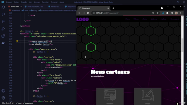 Desenvolvedor Web: HTML, HTML5, CSS3, animações e projetos – Screenshot 4