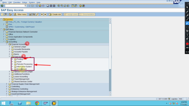 SAP FI Asset Accounting for Beginners – Screenshot 3