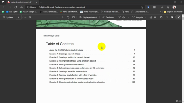 ArcGIS Network Analiz – Screenshot 2
