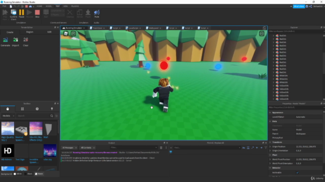 Create your first ROBLOX Simulator game – Screenshot 1