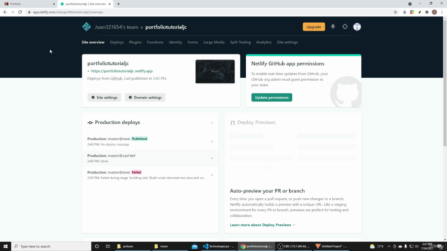 Build a portfolio with React.JS – Screenshot 4