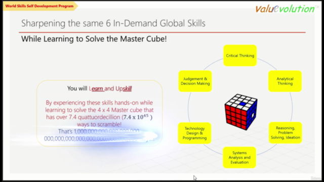 Solve The 4 x 4 Master Cube To Sharpen 6 World Skills – Screenshot 4