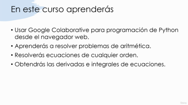 Matemáticas desde aritmética a cálculo con Python – Screenshot 1