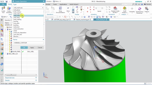 Siemens NX CAM Essential Training (Hindi) – Screenshot 3