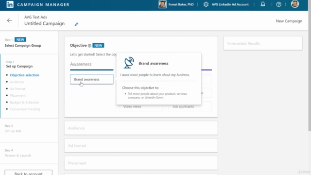 LinkedIn Advertising for Small Businesses or Beginners – Screenshot 2